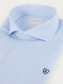 Camisas Vestir|Camisas Vestir-Alvaro Moreno CAMISA COMFORT MICROCUADRO Celeste