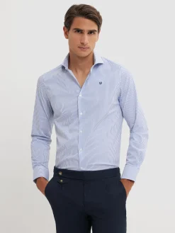 Camisas Vestir|Camisas Vestir-Alvaro Moreno CAMISA COMFORT RAYAS Azul