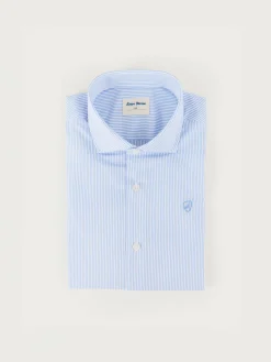 Trajes - Vestir|Camisas-Alvaro Moreno CAMISA COMFORT RAYAS KIDS Celeste