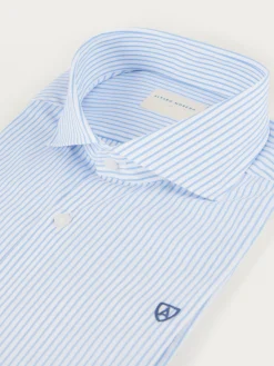 Camisas Vestir|Camisas Vestir-Alvaro Moreno CAMISA COMFORT STRIPES Celeste