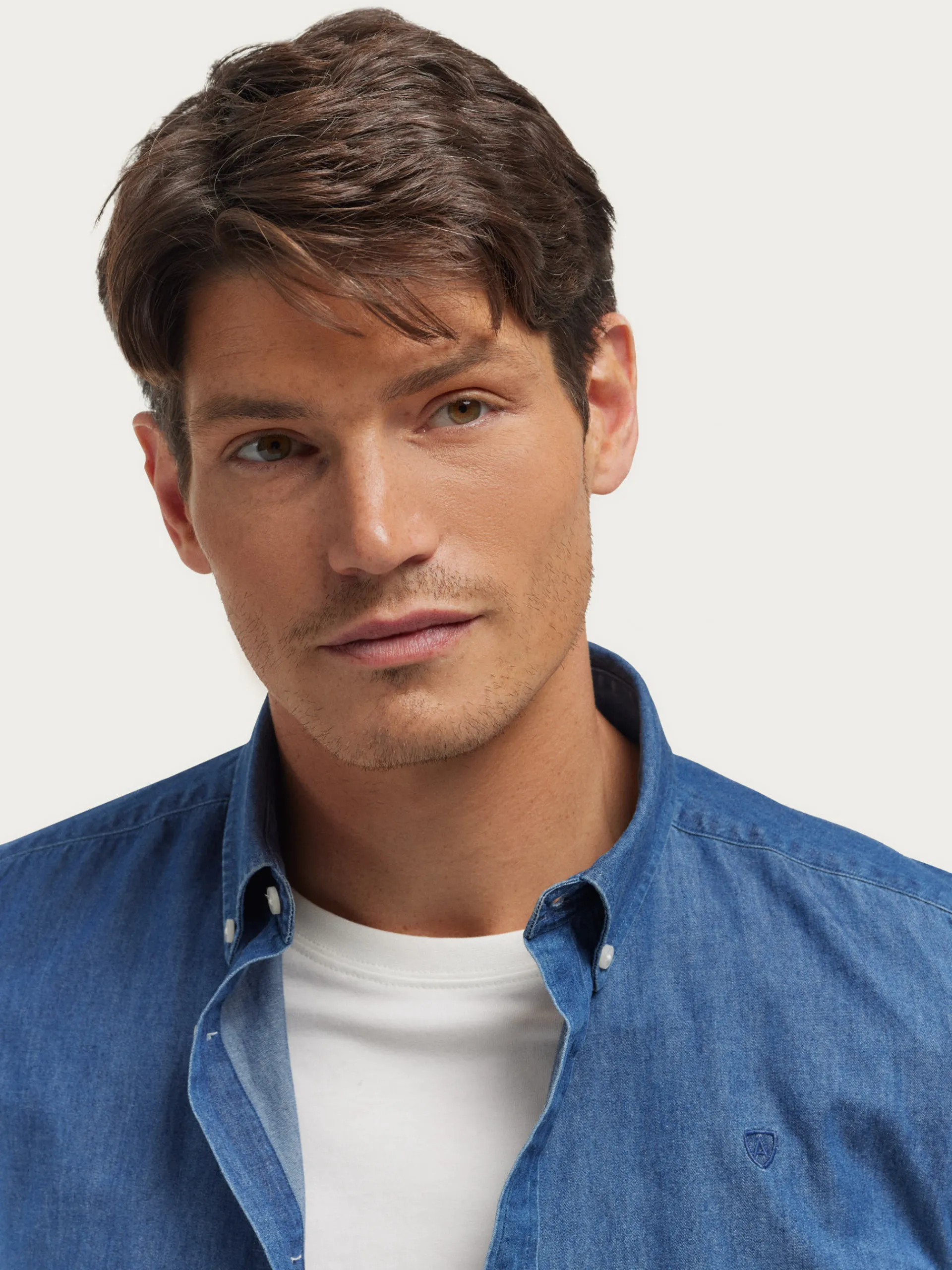 Casual-Alvaro Moreno CAMISA DENIM B.DOWN Azul Marino