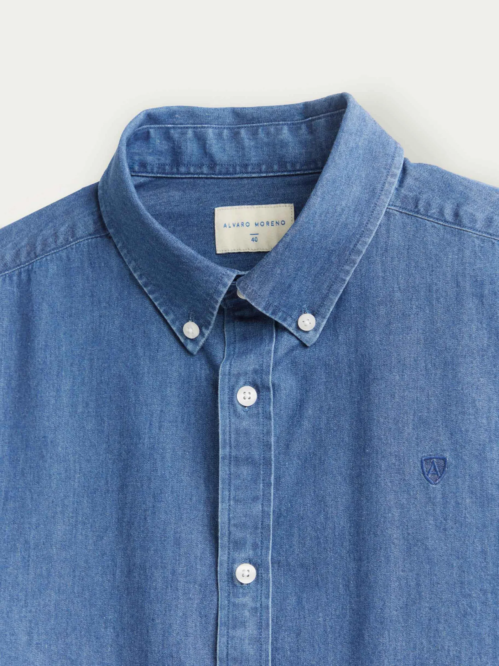 Casual-Alvaro Moreno CAMISA DENIM B.DOWN Azul Marino