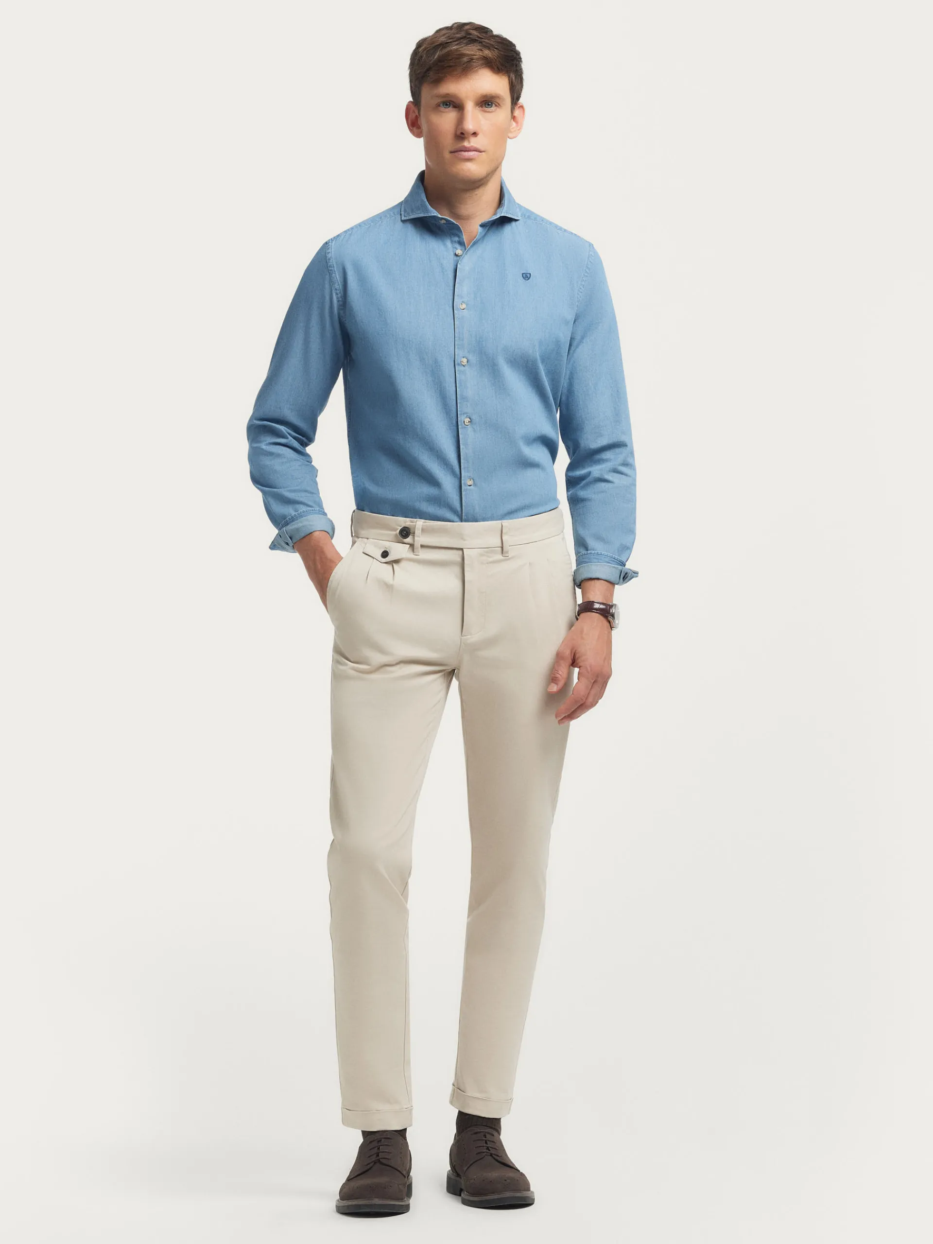 Casual-Alvaro Moreno CAMISA DENIM JACK Azul