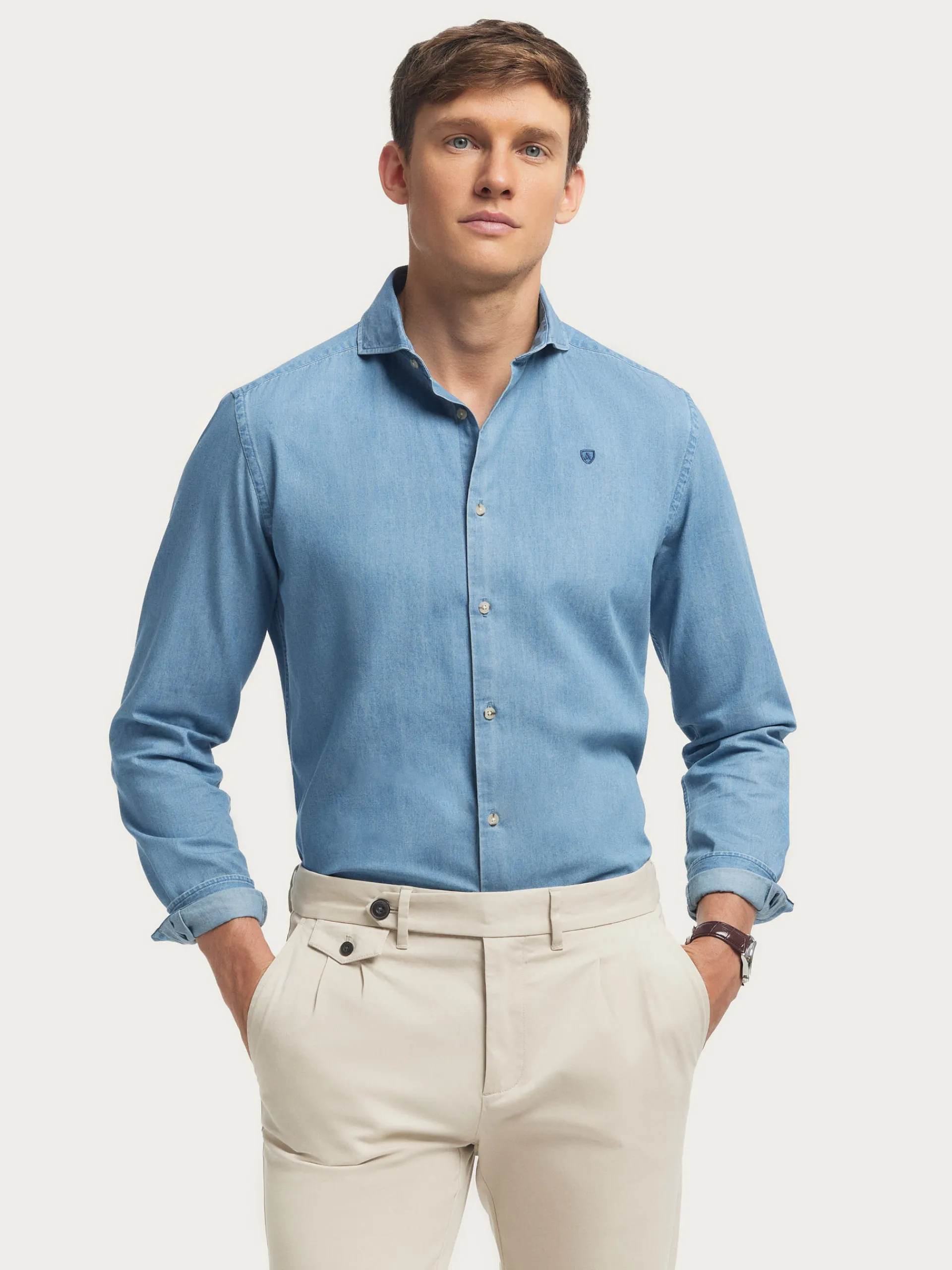 Casual-Alvaro Moreno CAMISA DENIM JACK Azul