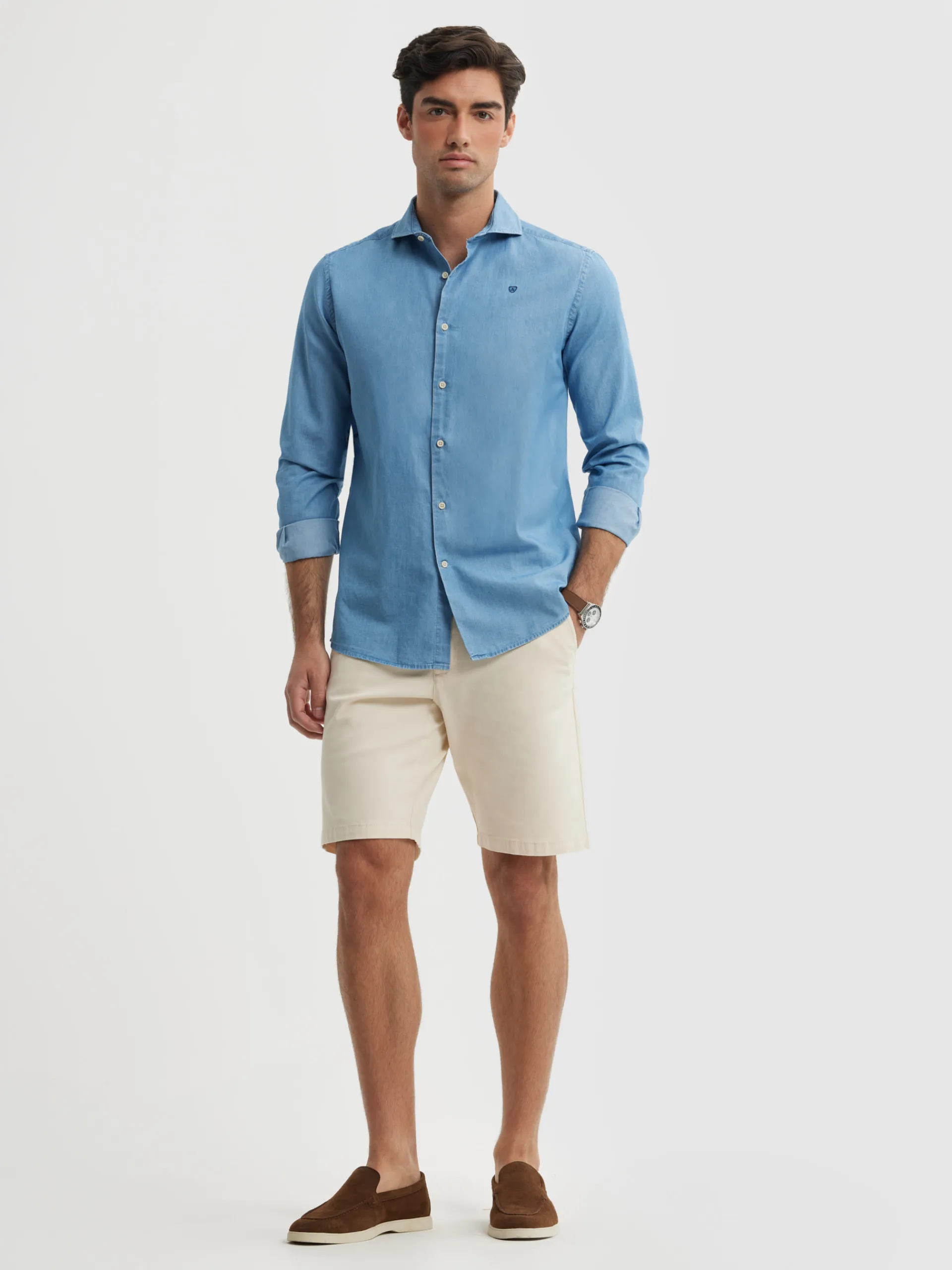 Casual-Alvaro Moreno CAMISA DENIM JACK Azul Marino