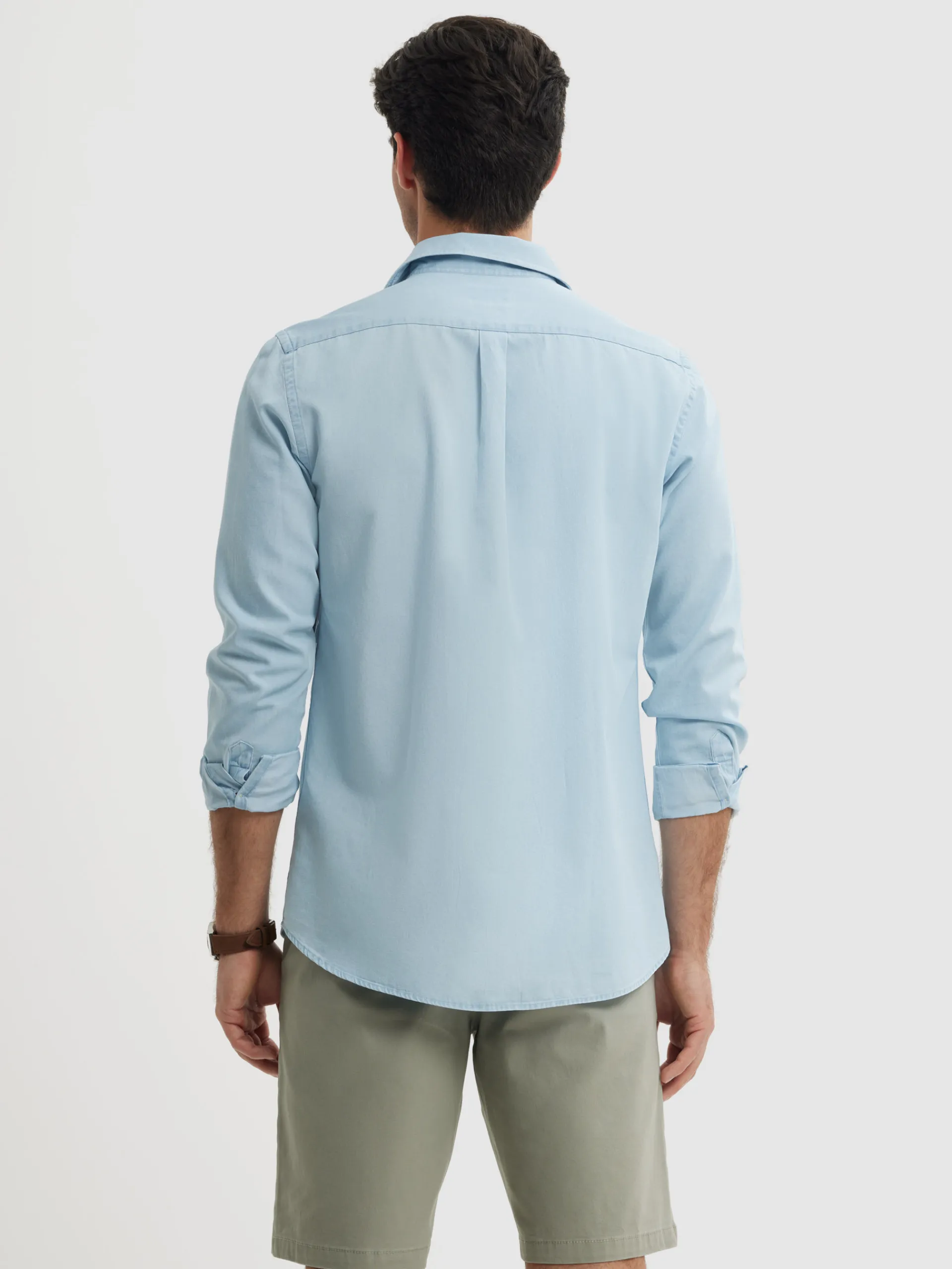 Casual-Alvaro Moreno CAMISA DENIM JACK Celeste