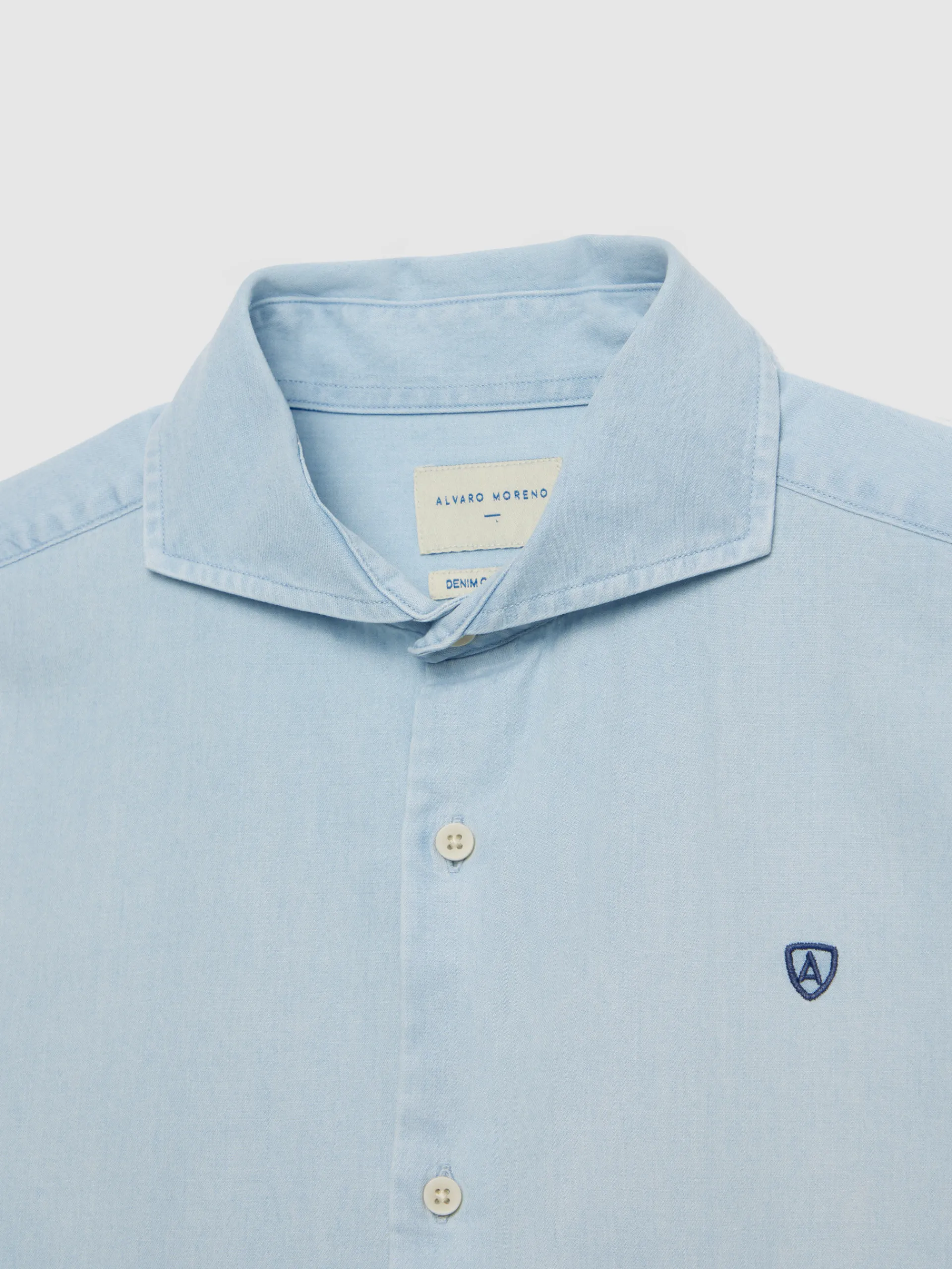 Casual-Alvaro Moreno CAMISA DENIM JACK Celeste