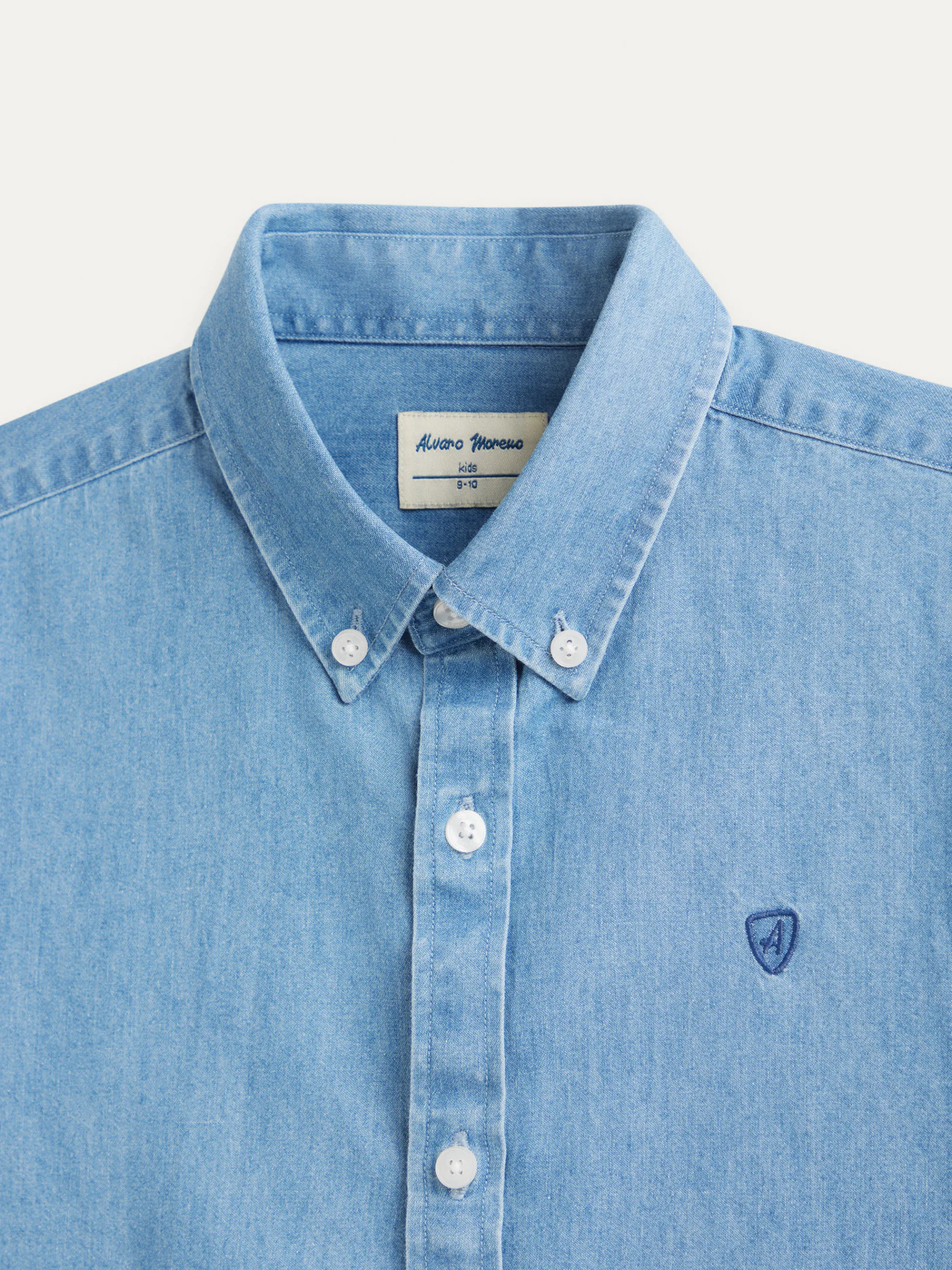 Camisas-Alvaro Moreno CAMISA DENIM KIDS Azul