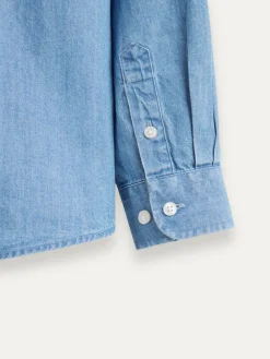 Camisas-Alvaro Moreno CAMISA DENIM KIDS Azul