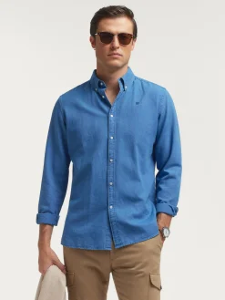 Casual-Alvaro Moreno CAMISA DENIM OXFORD Azul