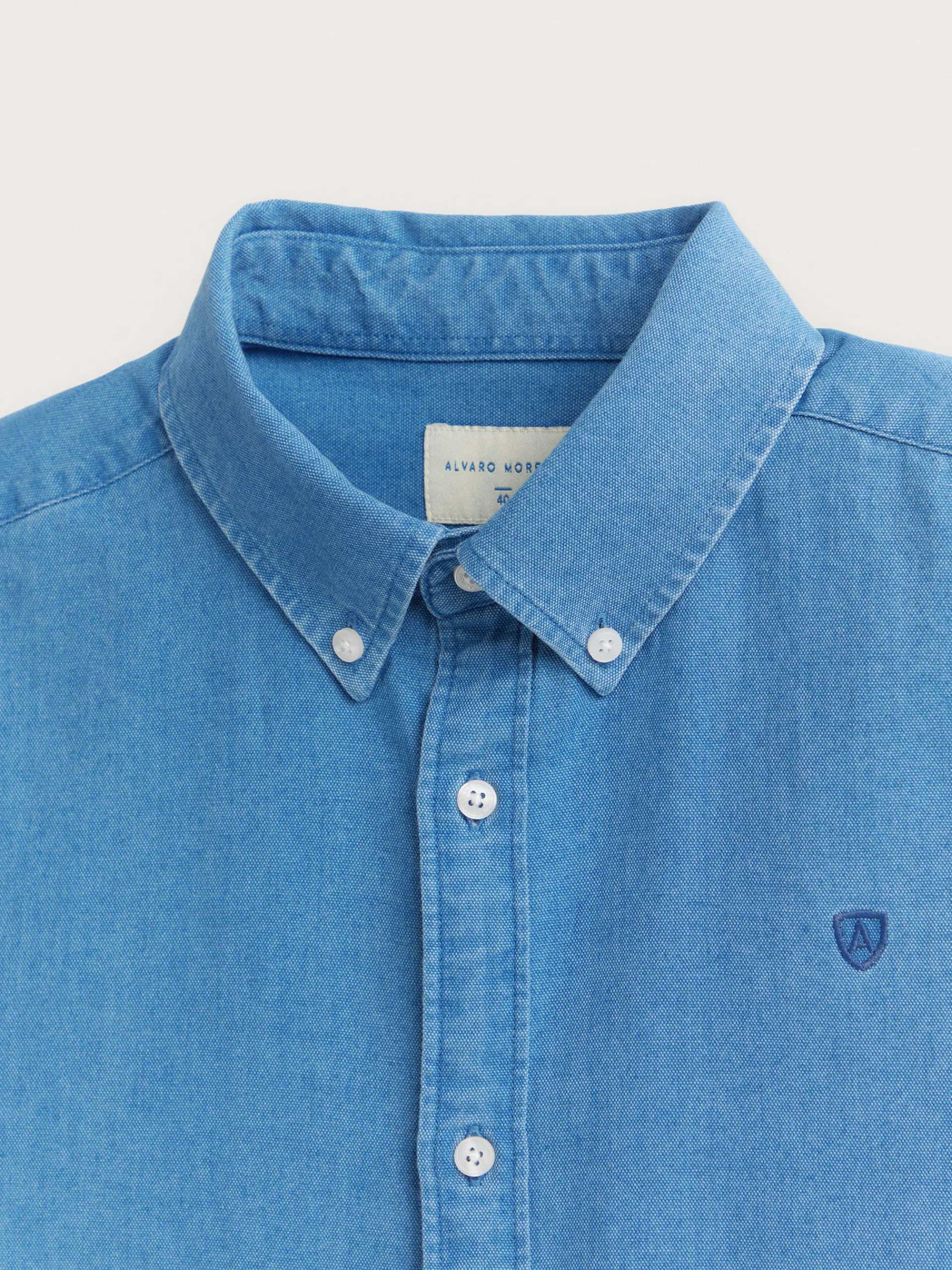 Casual-Alvaro Moreno CAMISA DENIM OXFORD Azul
