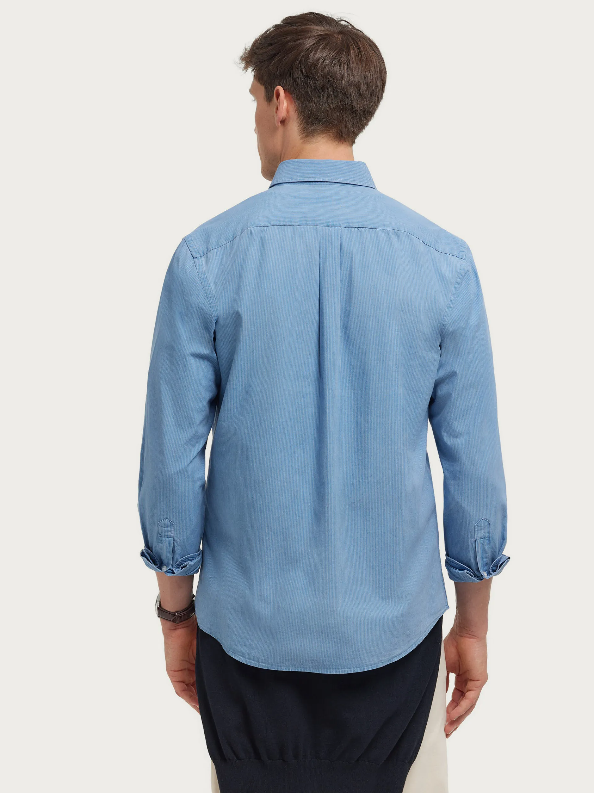 Casual-Alvaro Moreno CAMISA DENIM RAYAS Azul
