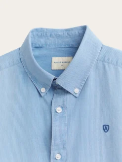 Casual-Alvaro Moreno CAMISA DENIM RAYAS Azul