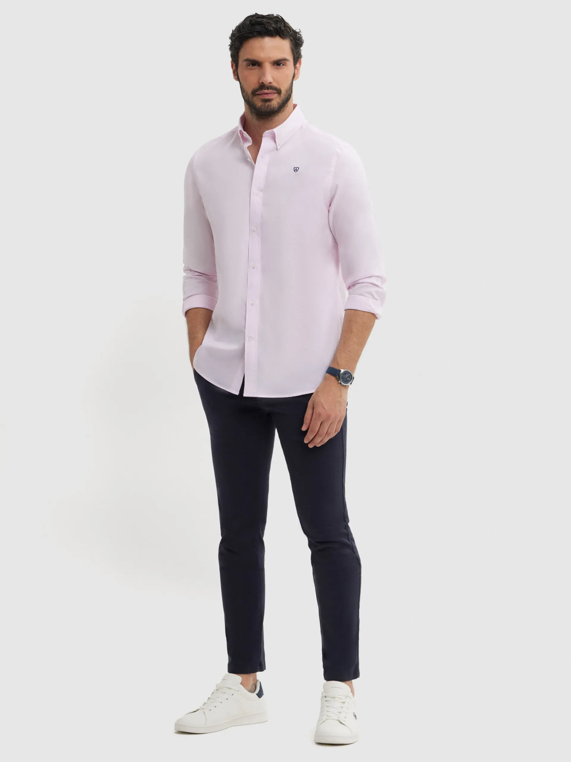 Casual-Alvaro Moreno CAMISA ESTRUCTURA DUTTON Rosa