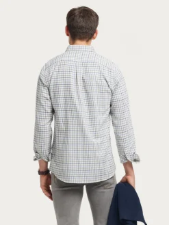 Franela-Alvaro Moreno CAMISA FLANNEL CHECKS Azul Marino