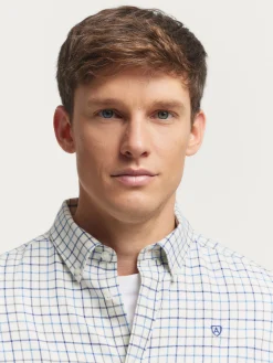 Franela-Alvaro Moreno CAMISA FLANNEL CHECKS Azul Marino