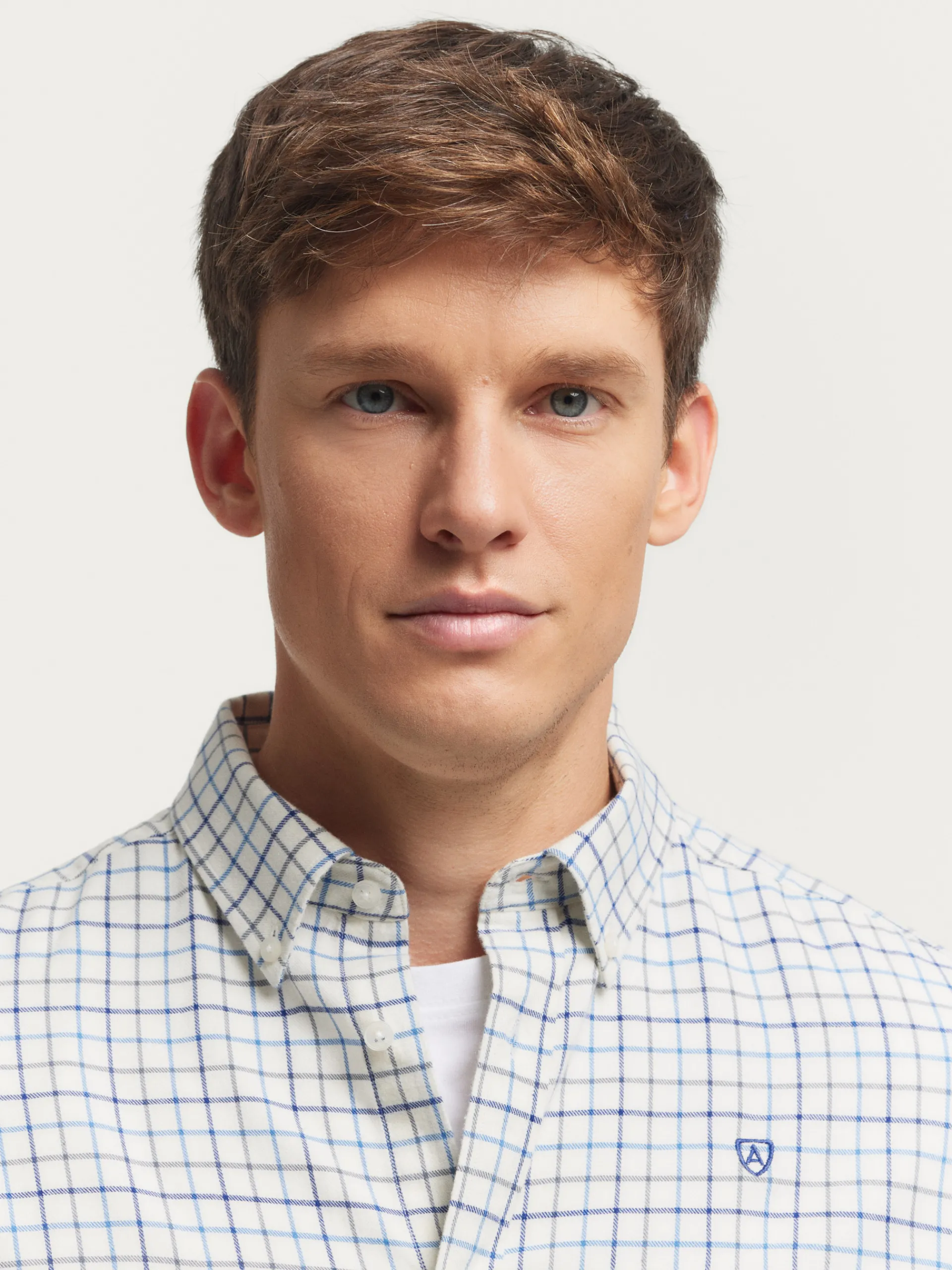 Franela-Alvaro Moreno CAMISA FLANNEL CHECKS Azul Marino