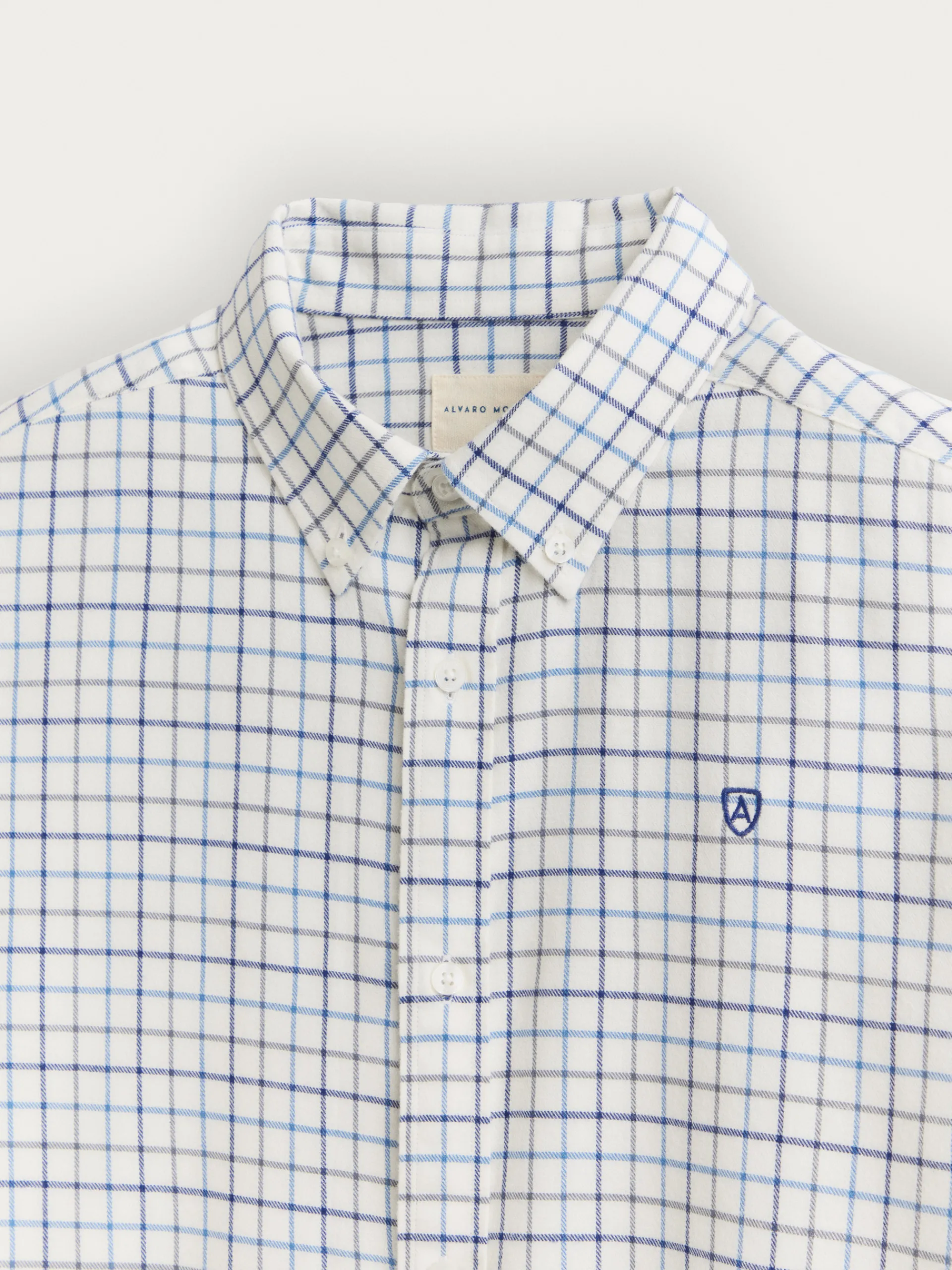 Franela-Alvaro Moreno CAMISA FLANNEL CHECKS Azul Marino