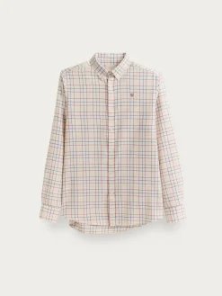 Franela-Alvaro Moreno CAMISA FLANNEL CHECKS Burdeos