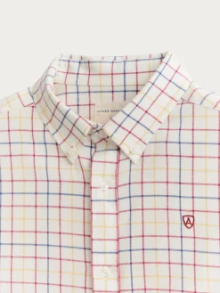 Franela-Alvaro Moreno CAMISA FLANNEL CHECKS Burdeos
