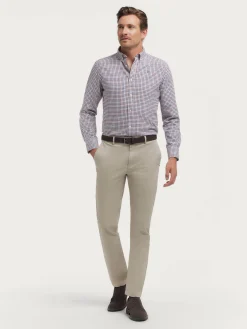 Franela-Alvaro Moreno CAMISA FLANNEL CHECKS Burdeos