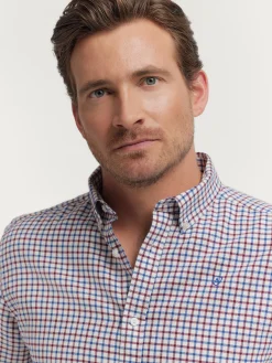 Franela-Alvaro Moreno CAMISA FLANNEL CHECKS Burdeos