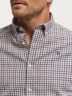 Franela-Alvaro Moreno CAMISA FLANNEL CHECKS Burdeos