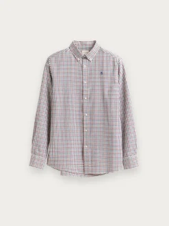 Franela-Alvaro Moreno CAMISA FLANNEL CHECKS Burdeos