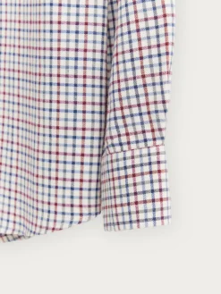 Franela-Alvaro Moreno CAMISA FLANNEL CHECKS Burdeos