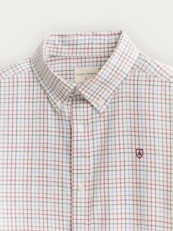 Franela-Alvaro Moreno CAMISA FLANNEL CHECKS Burdeos