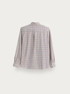 Camisas-Alvaro Moreno CAMISA FLANNEL CHECKS KIDS Burdeos