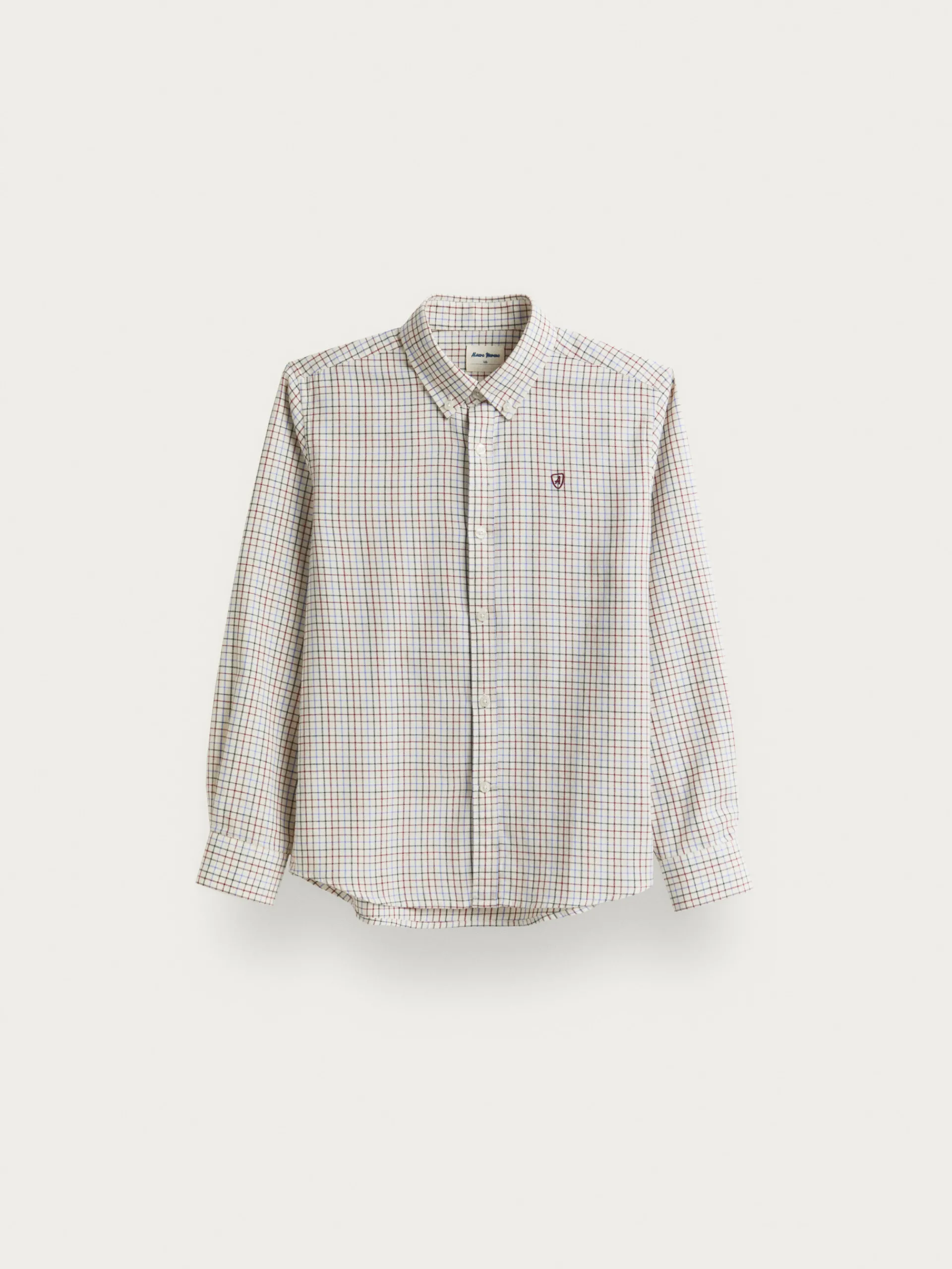 Camisas-Alvaro Moreno CAMISA FLANNEL CHECKS KIDS Burdeos