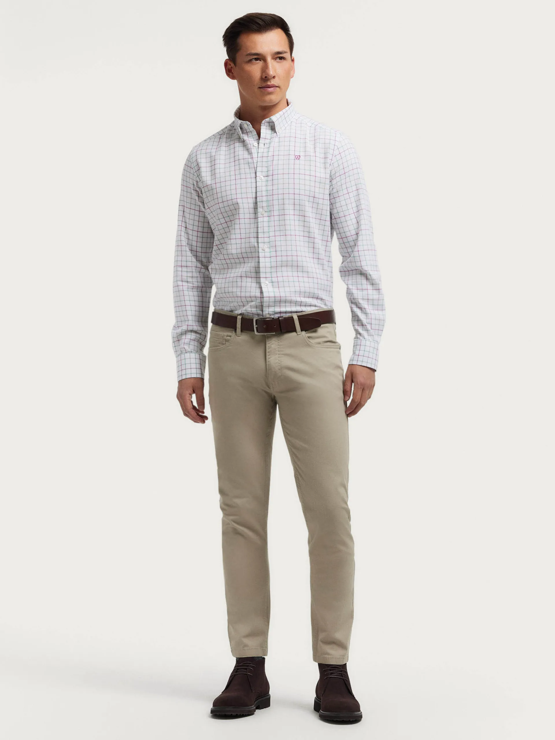 Franela-Alvaro Moreno CAMISA FLANNEL CHECKS Verde