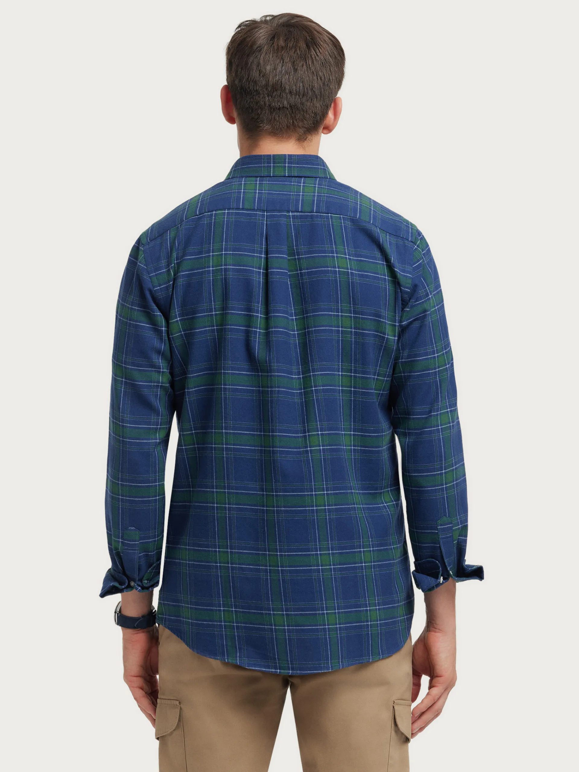 Franela-Alvaro Moreno CAMISA FLANNEL TARTAN Verde