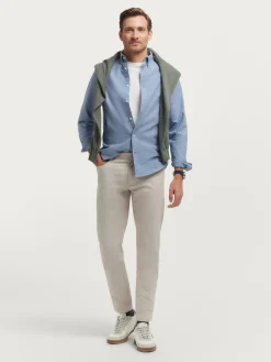 Franela-Alvaro Moreno CAMISA FLANNEL TWILL Azul