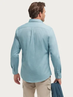 Franela-Alvaro Moreno CAMISA FLANNEL TWILL Azul