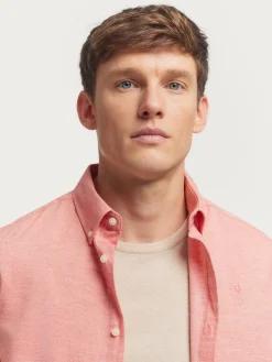 Franela-Alvaro Moreno CAMISA FLANNEL TWILL Coral