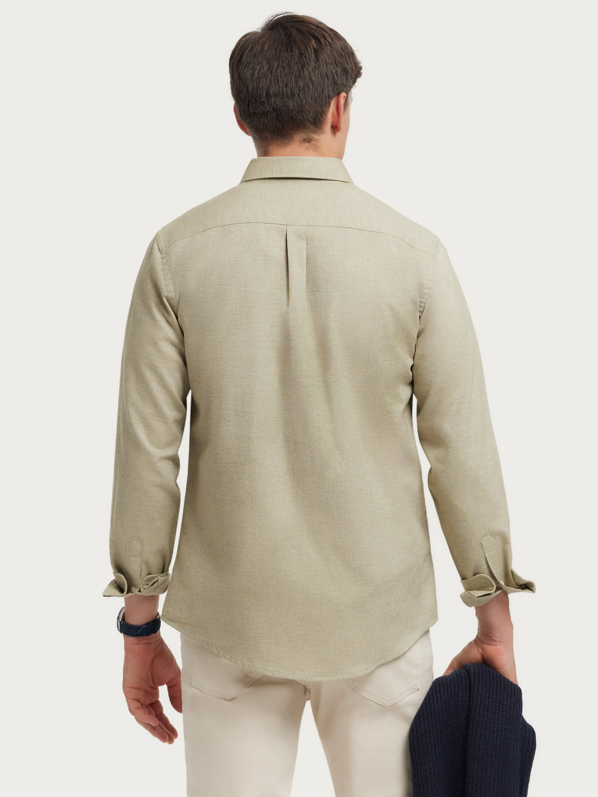 Franela-Alvaro Moreno CAMISA FLANNEL TWILL Verde