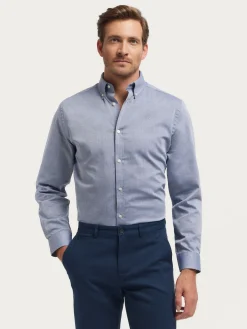 Casual-Alvaro Moreno CAMISA MICROESPIGA Azul Marino