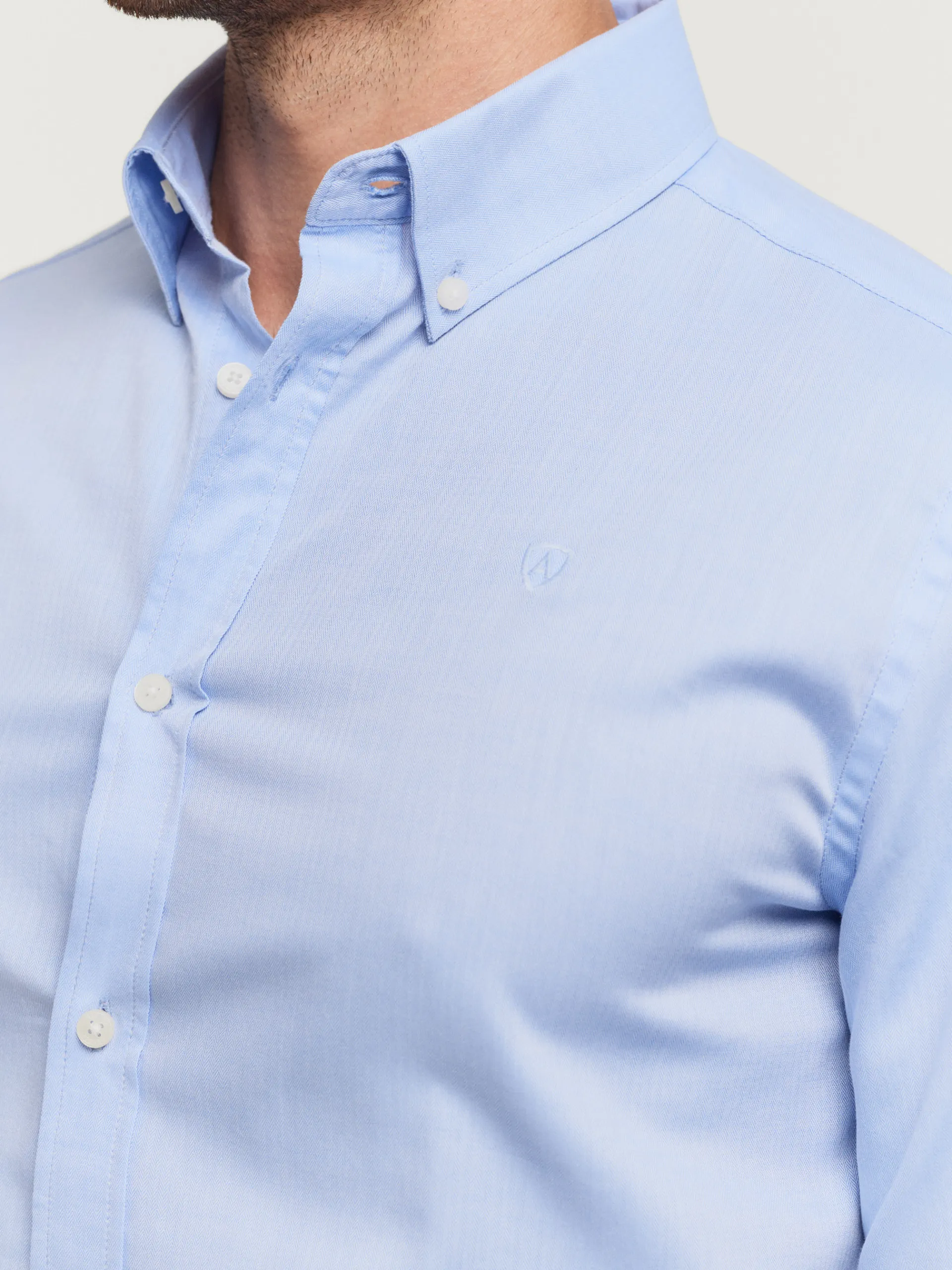 Casual-Alvaro Moreno CAMISA MICROESPIGA Celeste