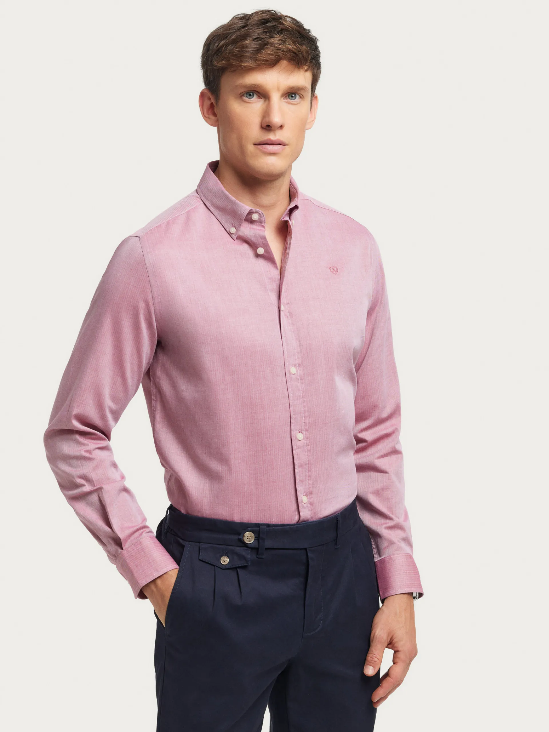 Casual-Alvaro Moreno CAMISA MICROESPIGA Rojo