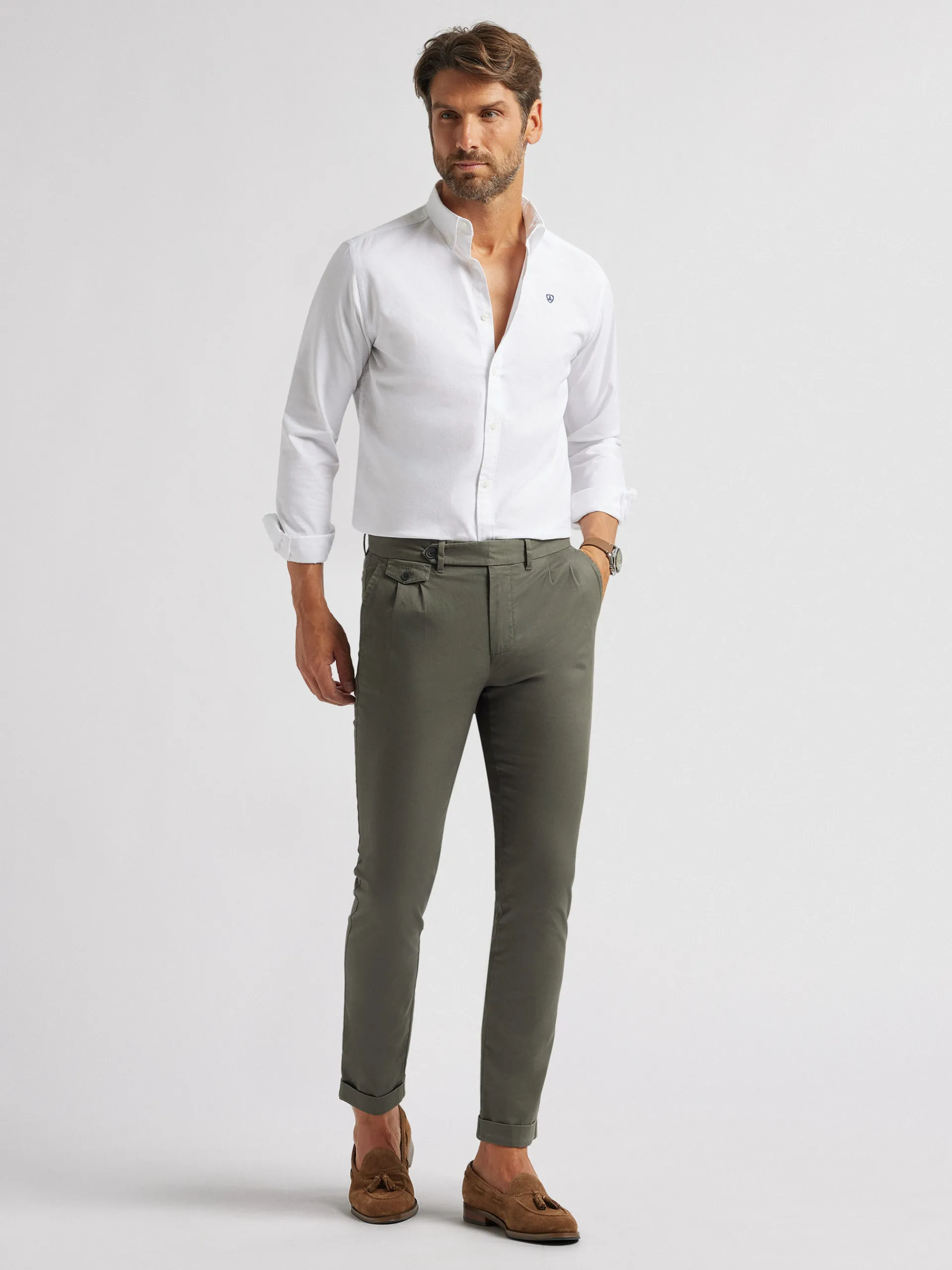 Oxford-Alvaro Moreno CAMISA OXFORD BASIC Blanco