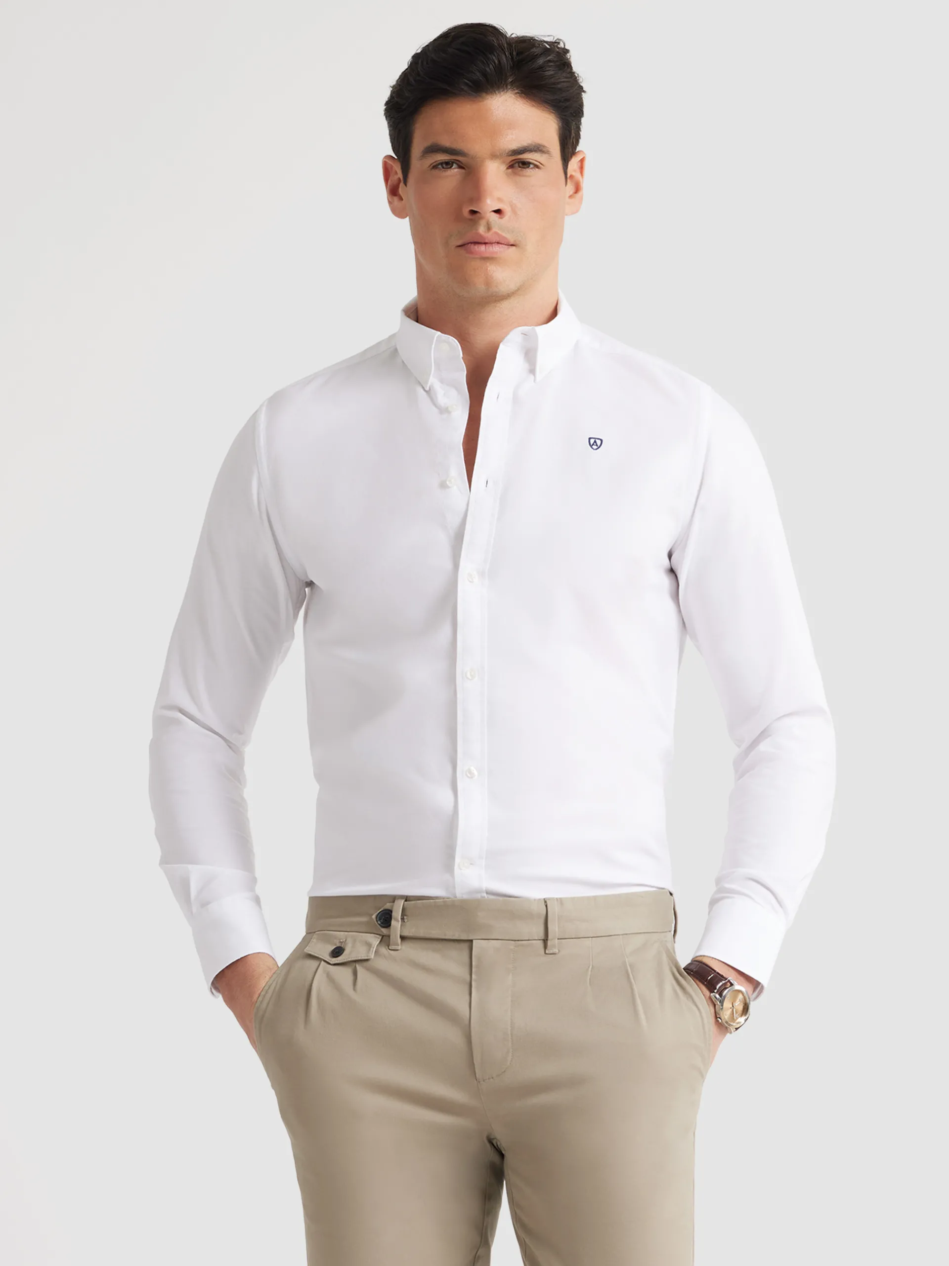 Oxford-Alvaro Moreno CAMISA OXFORD BASIC Blanco