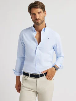 Oxford-Alvaro Moreno CAMISA OXFORD BASIC Celeste
