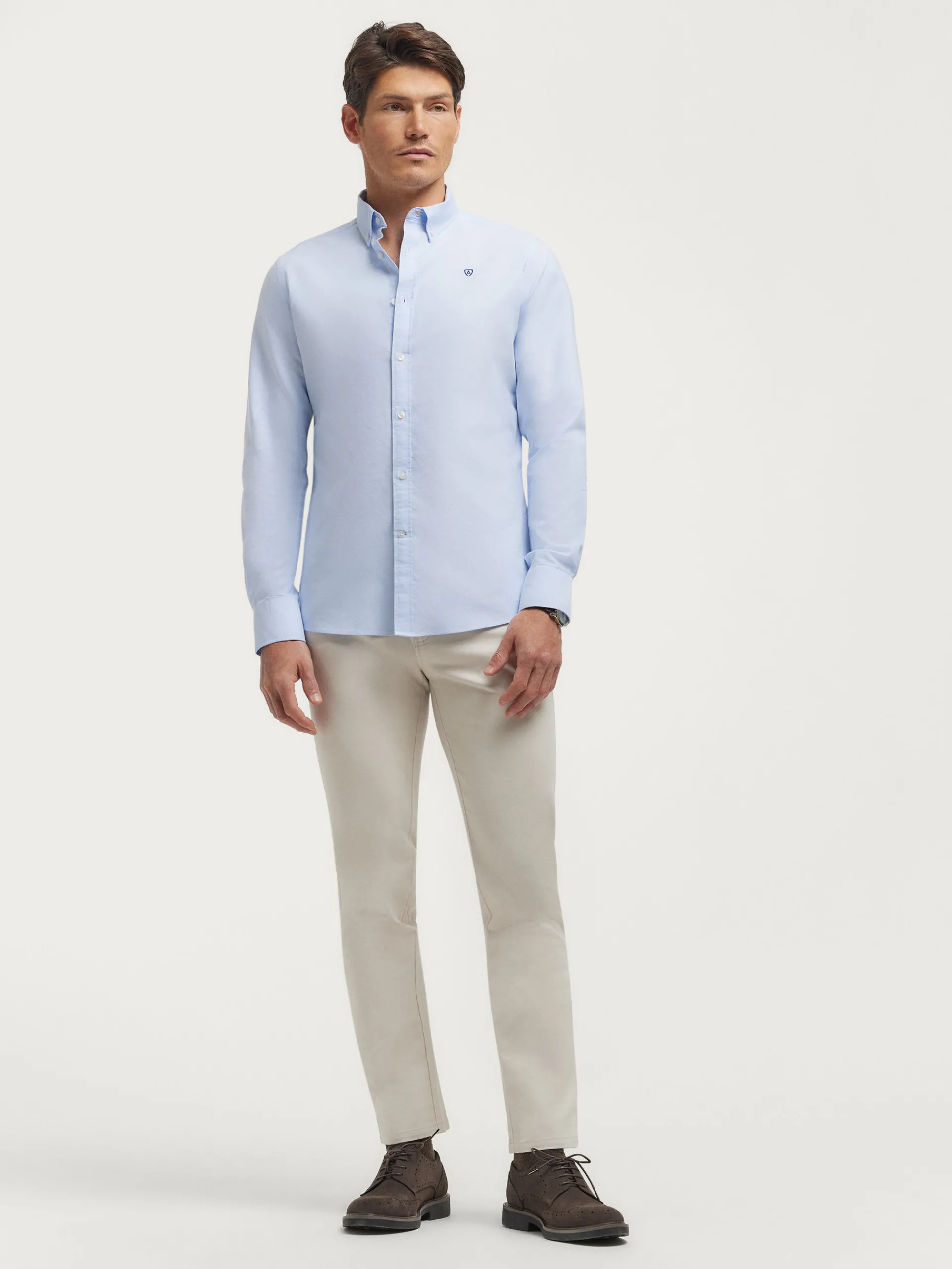 Oxford-Alvaro Moreno CAMISA OXFORD BASIC Celeste