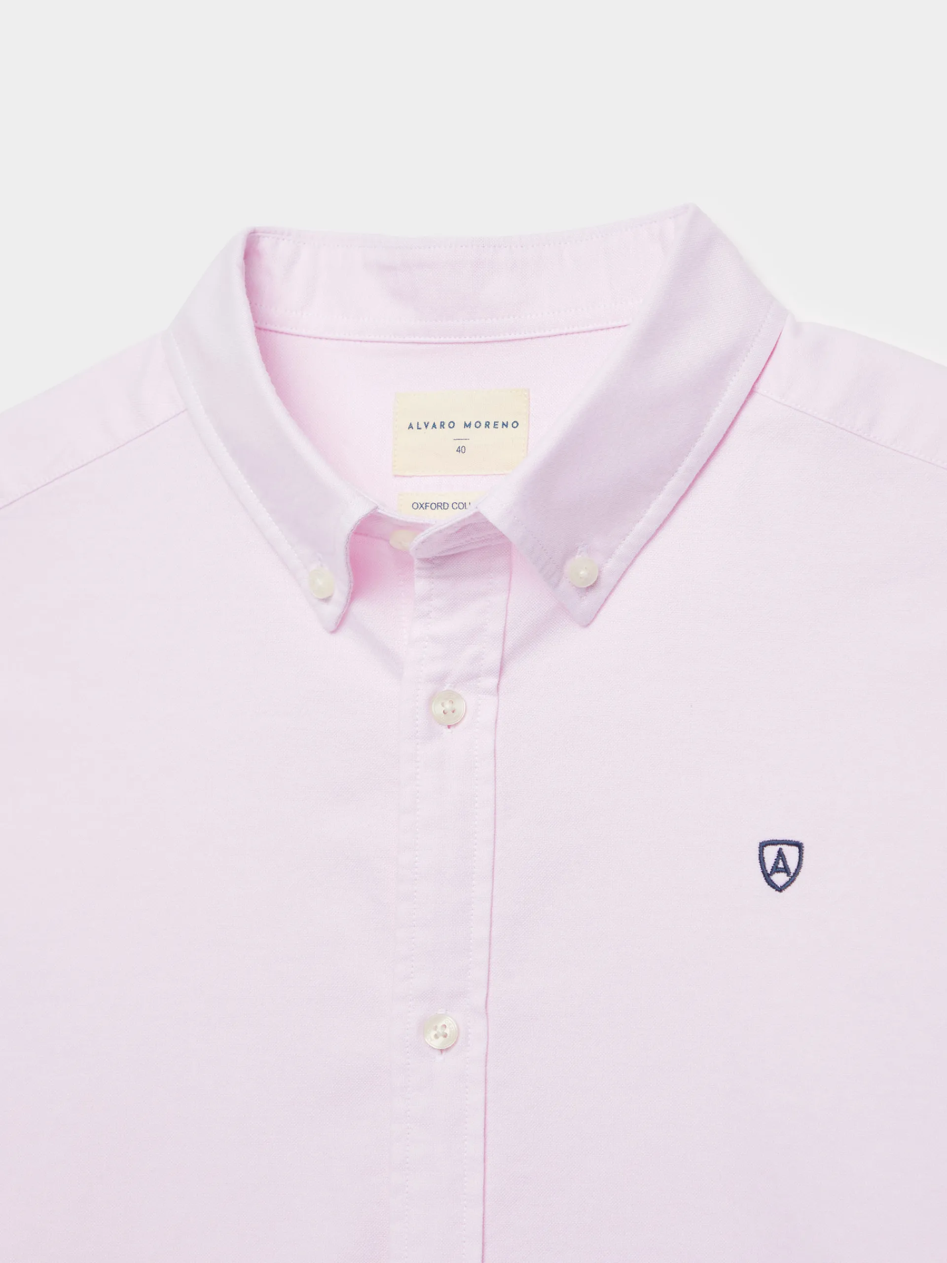 Oxford-Alvaro Moreno CAMISA OXFORD BASIC Rosa
