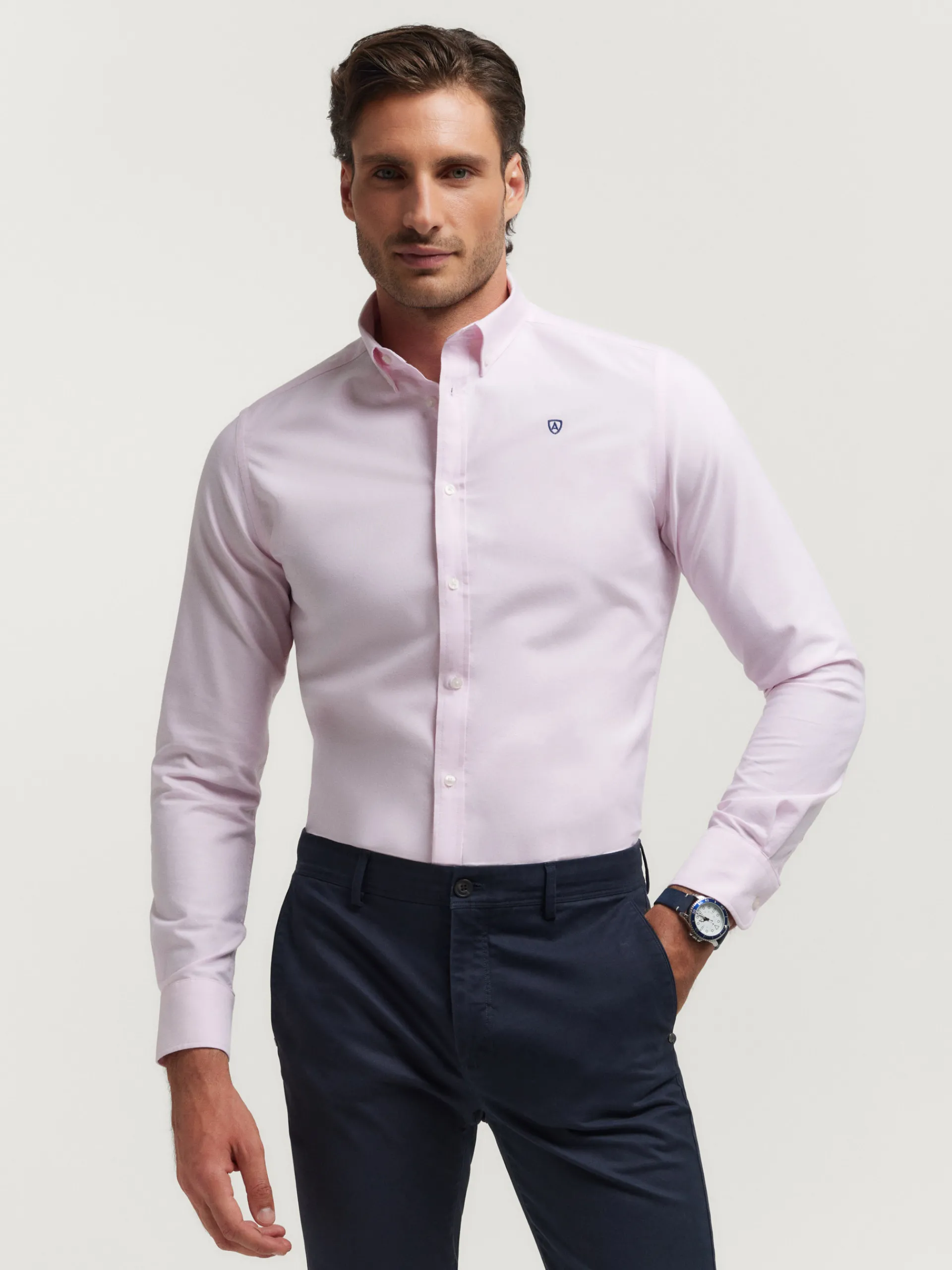 Oxford-Alvaro Moreno CAMISA OXFORD BASIC Rosa