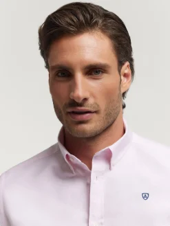 Oxford-Alvaro Moreno CAMISA OXFORD BASIC Rosa