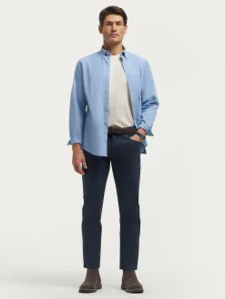 Oxford-Alvaro Moreno CAMISA OXFORD CHAMBRAY Celeste