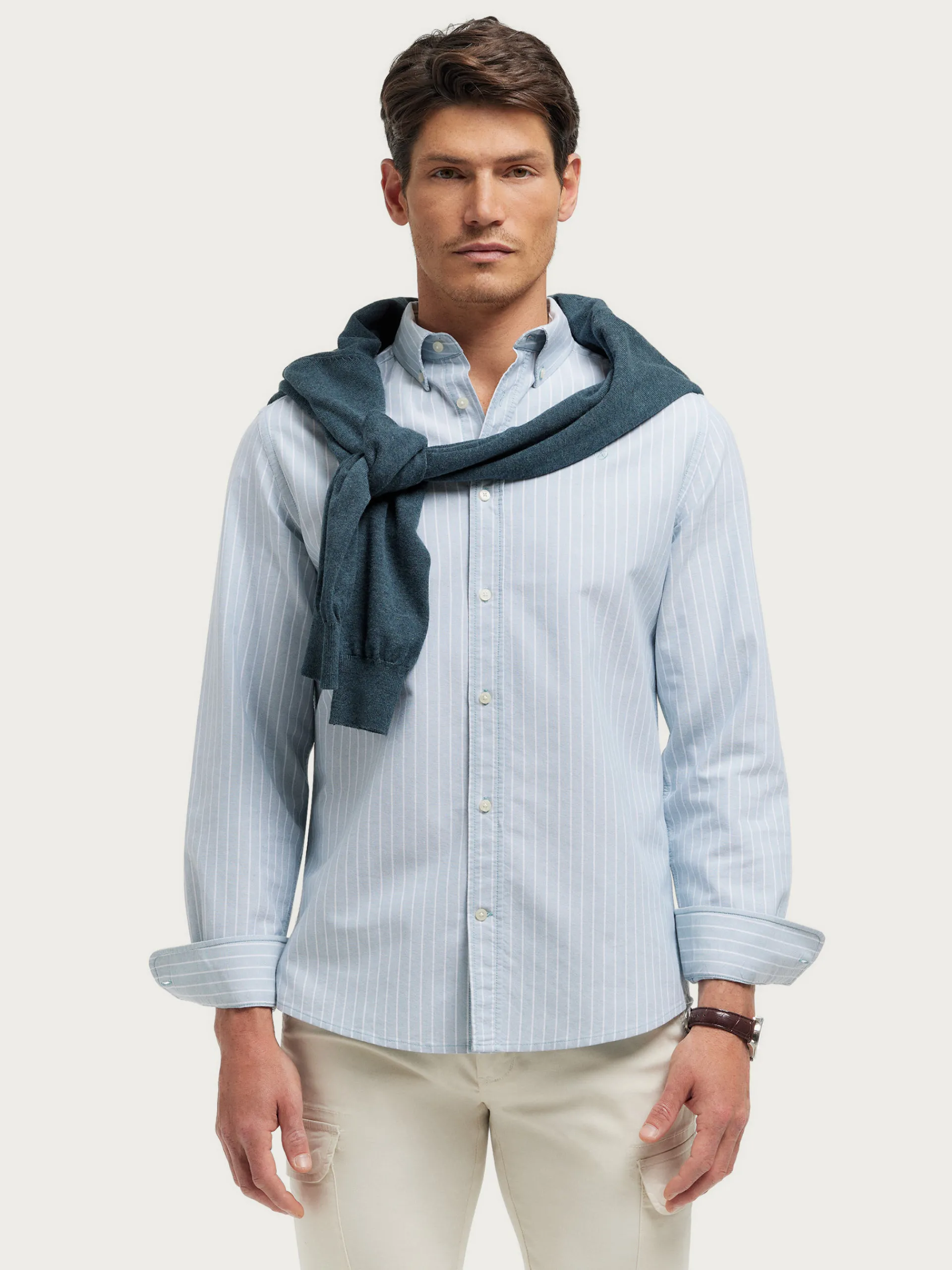 Oxford-Alvaro Moreno CAMISA OXFORD CLUB Azul